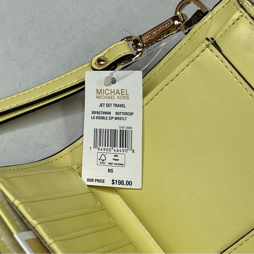 (new+tag) Michael Kors double zip wristlet /wallet fit phone (pro max) - Picture 4 of 5